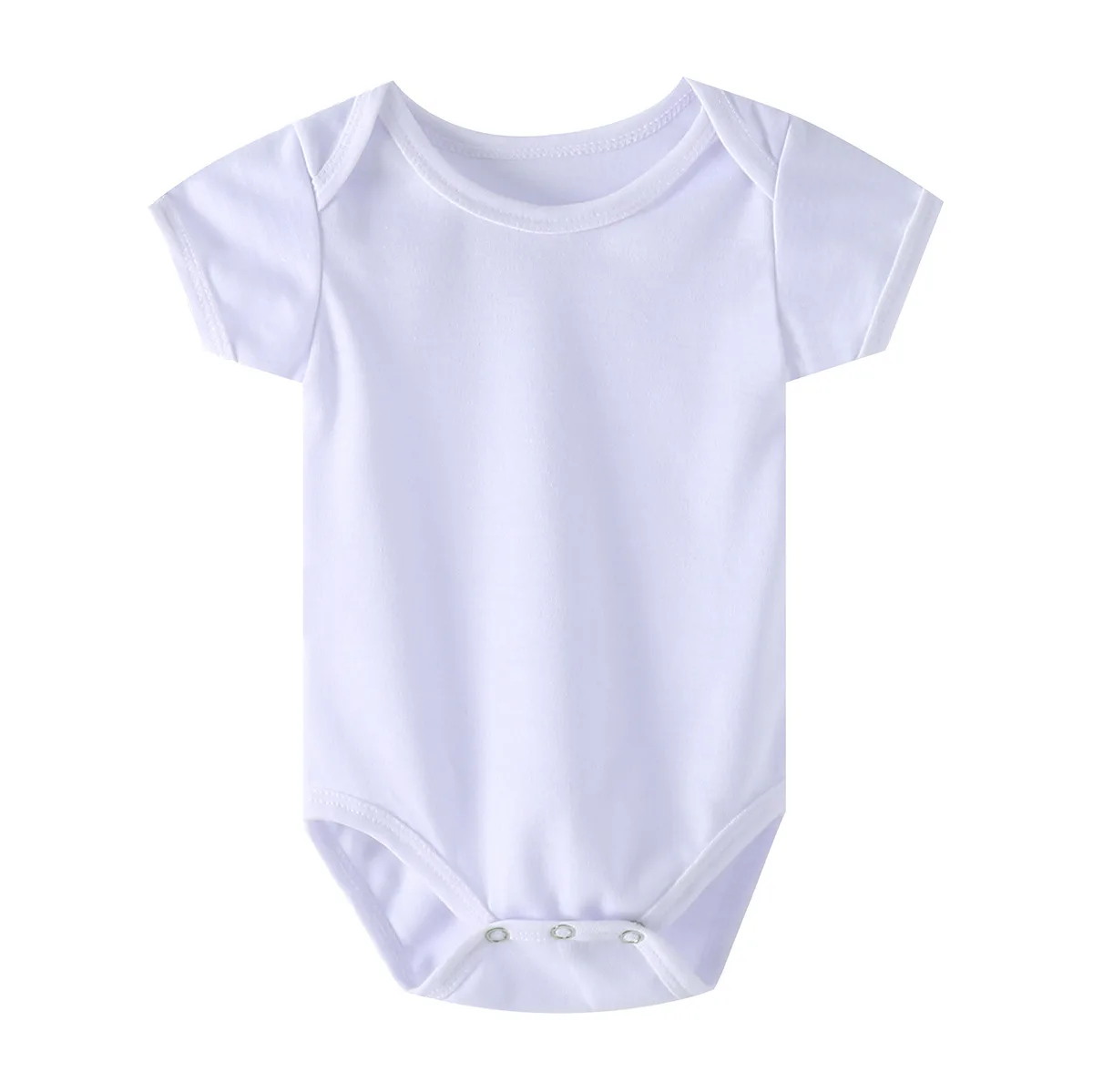 Органични памучен дрехи за новородени, гащеризон, Монофонични гащеризон с къс ръкав за бебета, Плъзгачи за момчета и момичета от 0-2 години . ' - ' . 1