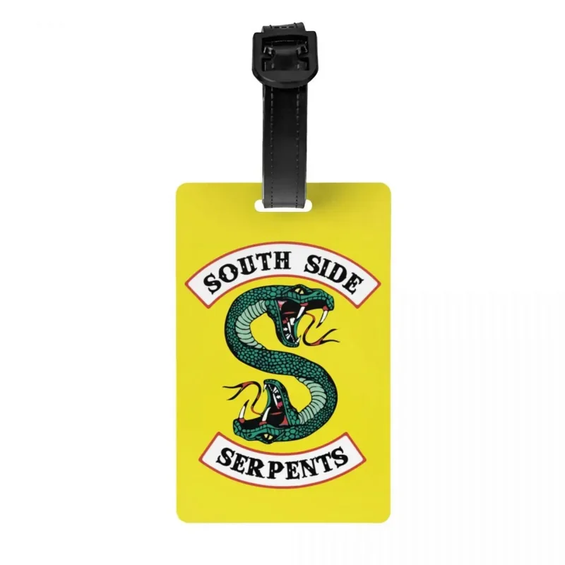 Багажная етикет Riverdale South Side Serpent Змия по поръчка, Защита на поверителност, багажни Етикети, етикети за куфари, Куфар . ' - ' . 0