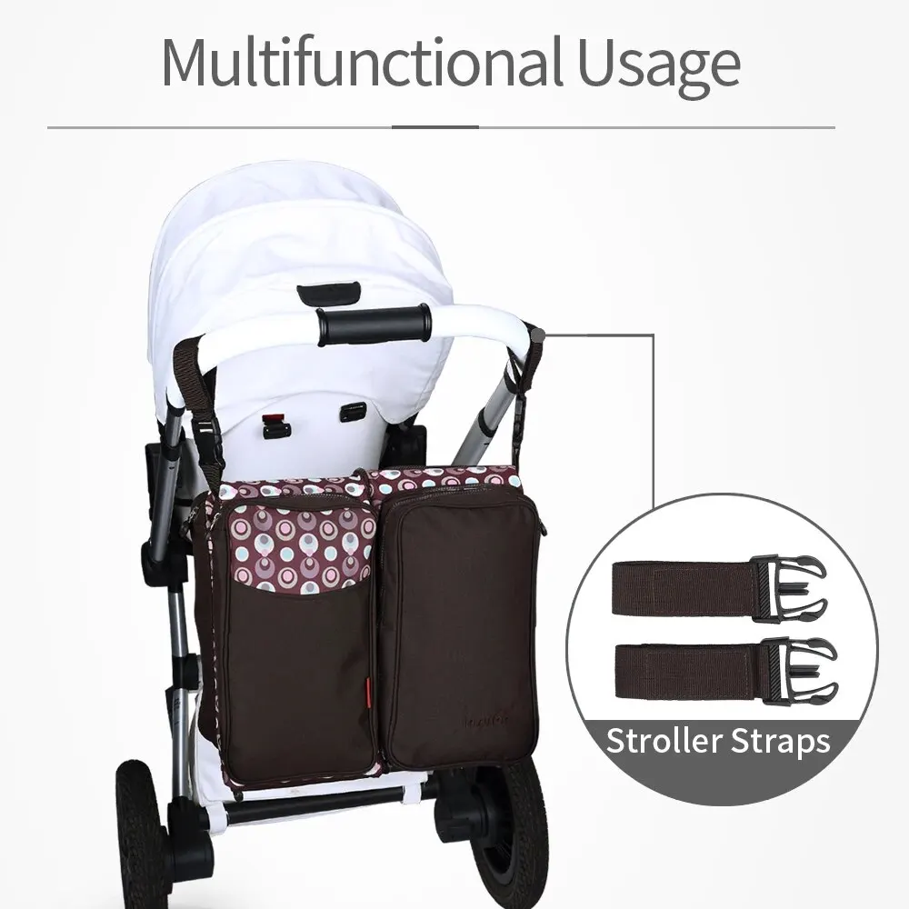 Остров Многофункционална чанта за бебешки памперси, бебешко креватче, сгъваема кошче за новородено, чанта за свободни мама на малко дете . ' - ' . 5