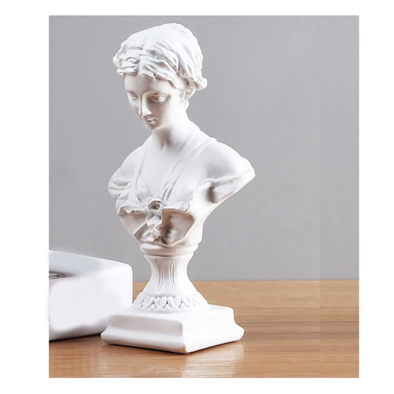 Цельнокроеная Гръцката Статуя на Богинята Виена Митологична Скулптура на декора на дома на рафтовете в хола . ' - ' . 2