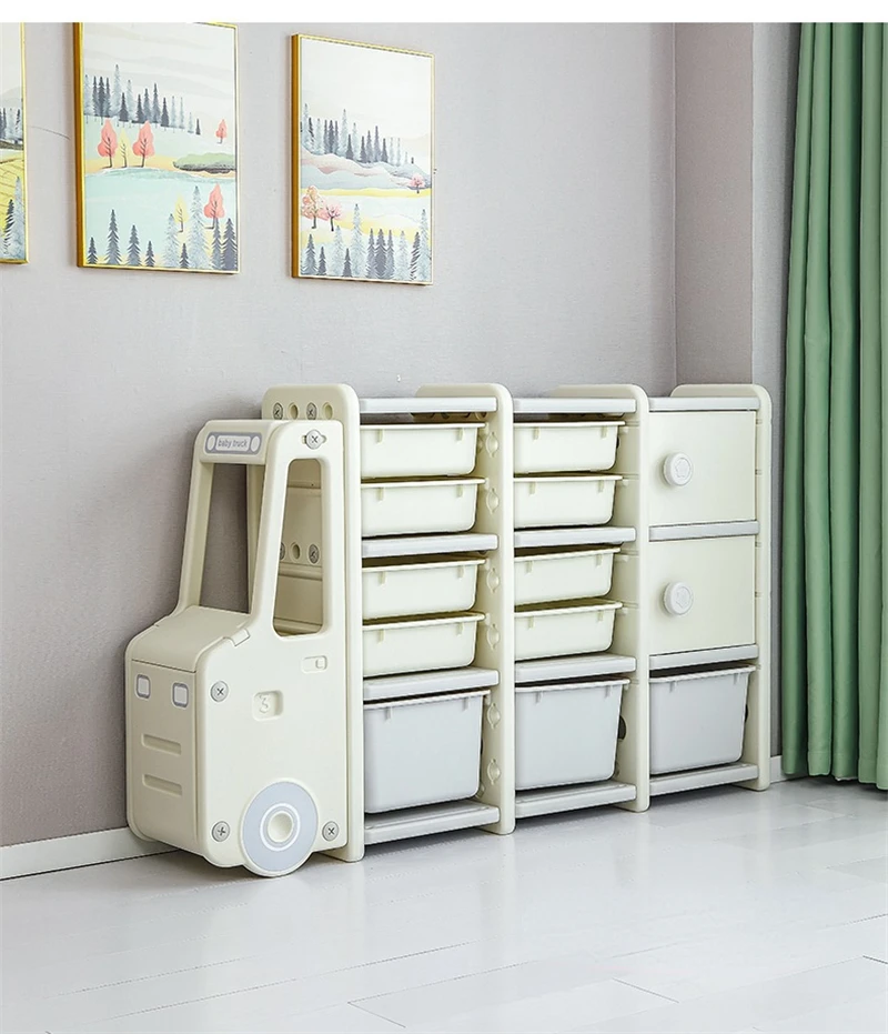 Рафтове за съхранение на бебешки неща Етаж Многослоен Шкаф за домашно приготвени покрития Рафтове за съхранение на вещите . ' - ' . 4