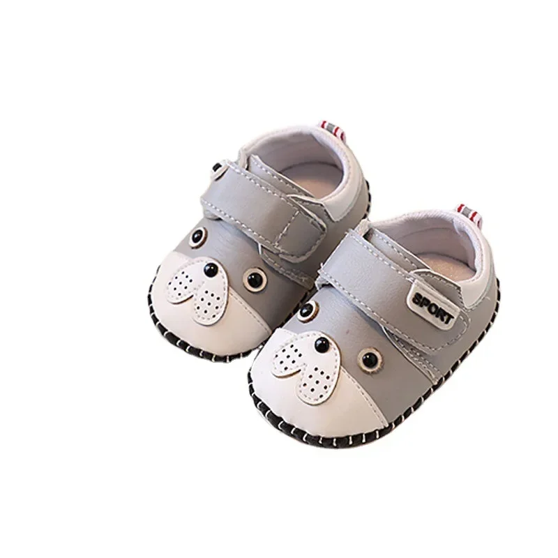 Нова детски обувки с мека подметка за момичета и момчета от 0 до 1 година, детски обувки с анимационни герои, сладка и лесна за използване . ' - ' . 4