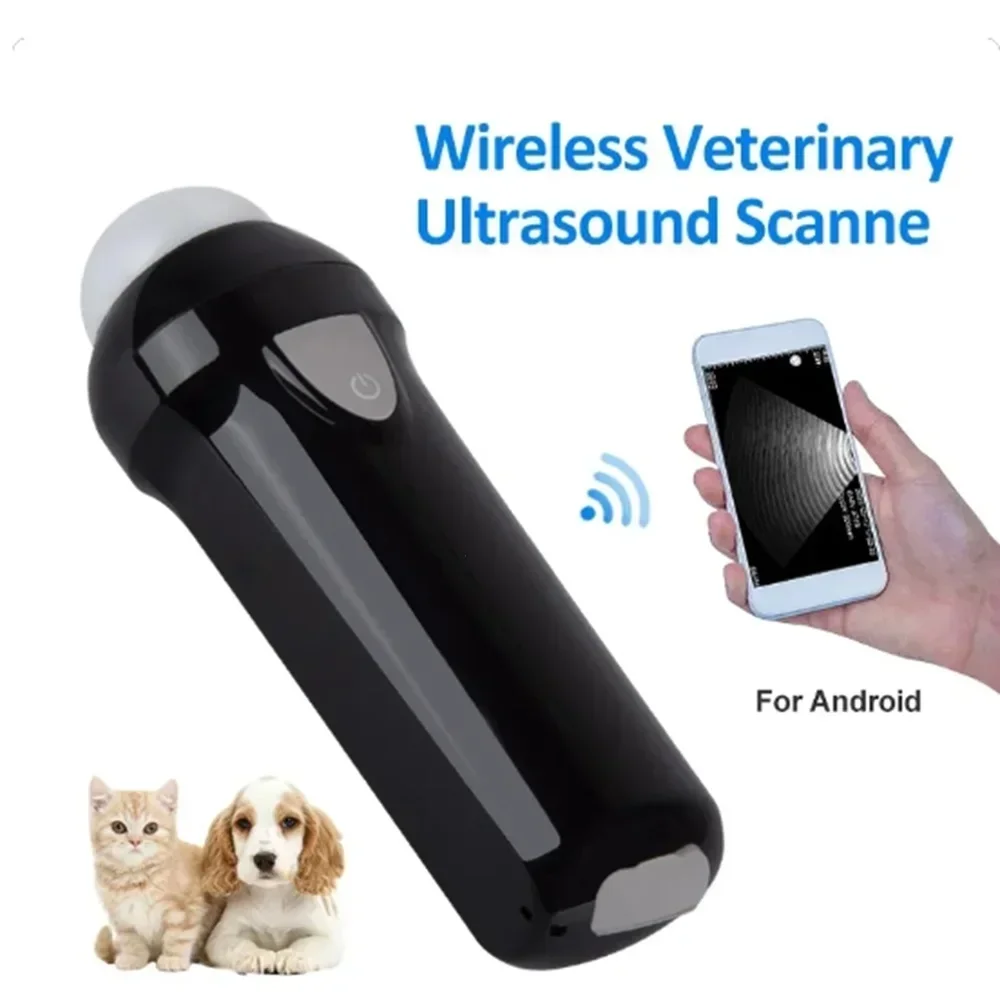 Ветеринарен безжичен ултразвукова сонда-робот, преносим апарат за 3,5 Mhz, безжичен ултразвуков скенер, подкрепа за Android . ' - ' . 5