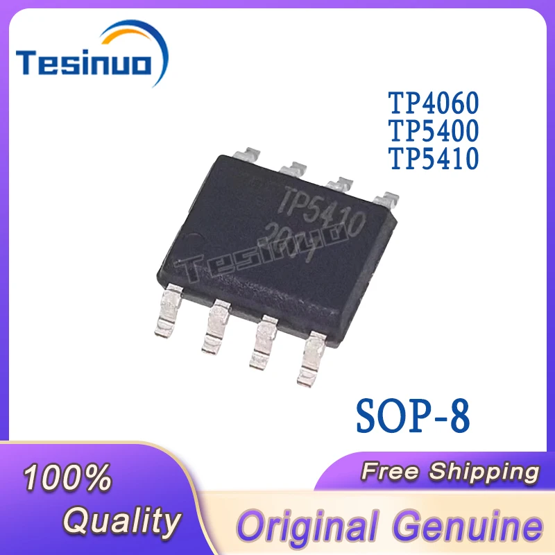 10 бр. Нови оригинални TP5410 TP5400 TP4060 СОП-8 с един чип за зареждане на литиево-йонна батерия В наличност . ' - ' . 0