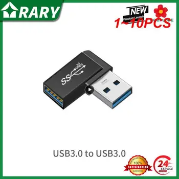 1 ~ 10ШТ USB 3.0 Type C Женски USB 3.0 Мъжки OTG Адаптер 10 gbps Конвертор Type C USB 3.0 под ъгъл от 90 градуса, за да OTG порта