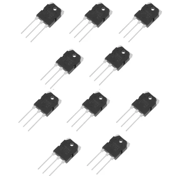 10 двойки силициеви транзистори усилвател на мощност A1941 + C5198 10A 200V