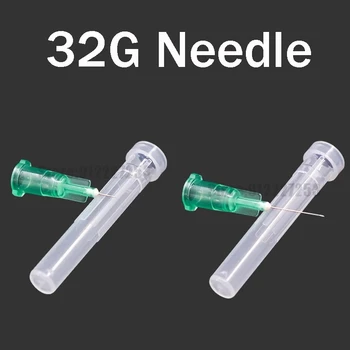 32 г иглата за пробиване на Прозрачен спринцовка за инжектиране на Клей в Прозрачна капачка за фармацевтичната областта на инжектиране игла 32 г 4 мм 13 мм