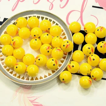 32 мм, Подскачащи топки, Пластмасова топка, Малка Жълта Патица, Слот топки, машина за усукване на яйца, играчка за усукване яйца