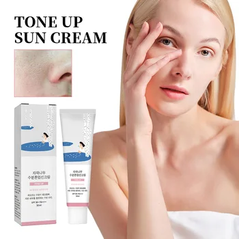 50 мл-Слънцезащитен крем за лице PF50 + PA + +++ Слънцезащитен крем Брезов сок Хидратираща Грижа за кожата Силна защита от UV корейски Слънцезащитен крем