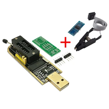 CH341A 24 25 Серия, EEPROM, Flash на BIOS от USB Програмист Модул + SOIC8 SOP8 Тест Скоба За EEPROM 93CXX / 25CXX / 24CXX