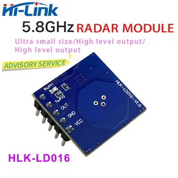 HLK-LD016 5.8 G радарный модул за откриване на движещи се обекти, модул сензор на базата на FCC, CE RS SRRC Безплатна доставка