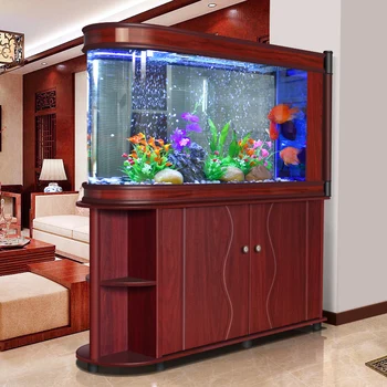 Аквариум за риби, хол, битова площадка, голям екран без вода за аквариум с обикновен куршум