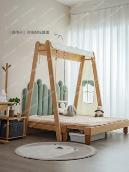 Бебешко легло-люлка, сгъваем за лед, Защита на околната среда, масив бук, прибиращ се домашни легло, детска стая