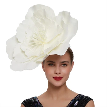 Голямо цвете превръзка на главата, подпори за фотосесия, Голяма Цветна шапка, шапка-чародейката, Директна доставка