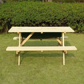 Дървена маса за пикник, Градински мебели за къмпинг