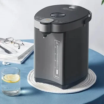 Електрическа кана Midea Чайник от неръждаема стомана 304, Бутилка с гореща вода, Многоетапен интелигентен контрол на температурата, Electric kettle
