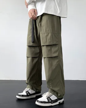 Есенното облекло за Мъже автомати тактически панталони Камуфляжные улични нагънат военни панталони карго Y2k армейского зелен цвят, тесни панталони