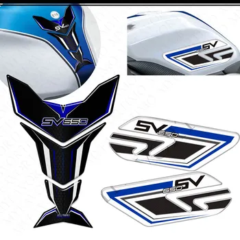 За Suzuki SV650S SV650X SV 650 S X Тампон На Резервоара Дръжки за газова бутилка Странични 3D Стикери Коленете Защитни Стикери Комплект Стикери 2016-2021 2022