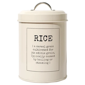 Кофа за ориз Многофункционална Кутия за съхранение на ориз, прах за пране Зърно Запечатани Банка Влага Прибори Кофа, защитен от корозия