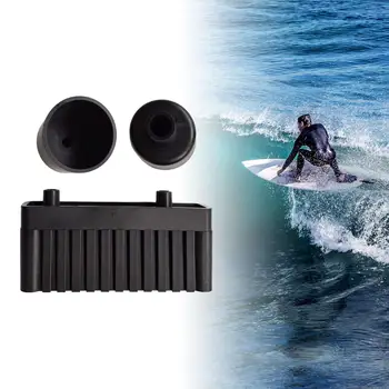 Кутия за перки за уиндсърфинг Черна кутия с една лапа за водни спортове Дъска за сърф