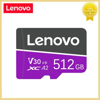 Оригинална Карта Памет Lenovo 64GB/U3/128GB/256GB/512GB Micro TF/SD Флаш Карти Micro Card U3 4K Камера За Дрона Телефон