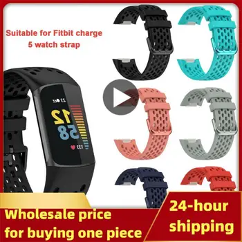 Официален каишка за часовник Fitbit Charge 5 Каишка correa Smartwatch спортен гривна за Fitbit Charge5 каишка дишаща гривна