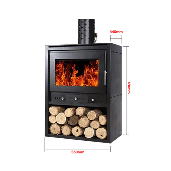 Печка на дърва за отопление на истински огън Прост камини в европейски стил, печка на дърва за отопление на вашия дом, камина