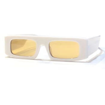 Правоъгълни слънчеви очила в ретро стил, Женски, мъжки, Маркови Дизайнерски Висококачествени Мъжки слънчеви очила за защита на очите, Външната очила с UV400
