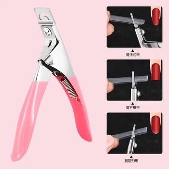 Професионален нож за режийни нокти нокторезачки Специален Тип U Word Cut Инструменти за накладного маникюр Гильотинная Машина за рязане на Въздушната нокти Машинка за подстригване*