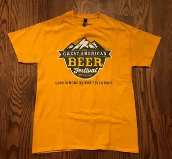 Тениска Great American Beer Festival 2013 Brew Crew Denver, CO Ouray мъжки среден размер.