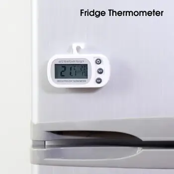 Точност ръководят термометър за хладилник със защита от влага IPX3, водоустойчив Електронен Магнитен Цифров измерител на температурата на хладилника за дома