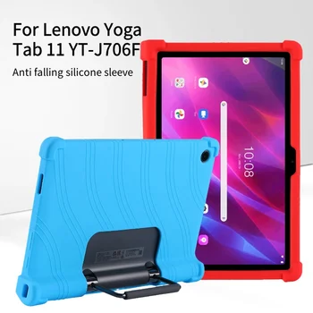 Устойчив на удари Силиконов Калъф за Lenovo Yoga Tab 11 Case Kids Safety Защитен Калъф За Lenovo YT-J706F YT-J706X