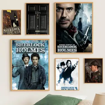 Филм S-Шерлок Холмс, плакати, щампи, стенни пана, украса на дома в хола, Малък