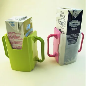 Функционално регулируемо безопасно переноска, практически кутия за сок и мляко, кутия за пиене, държач за чаши за новородено, дръжки за писалки.