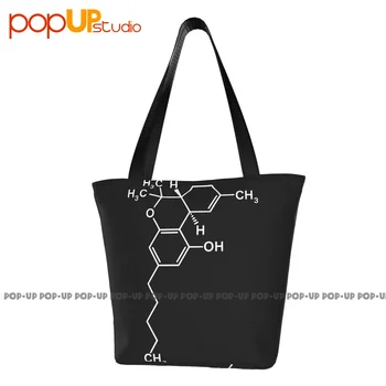 Химия на молекули тетрахидроканабинол, химикали, универсални чанти за пазаруване, високо качество