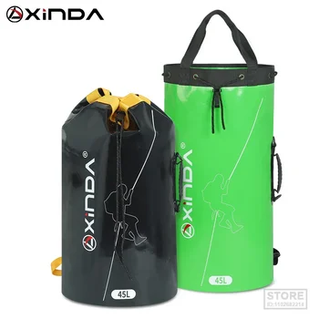 Чанта за въжета за катерене на открито Xinda, комплект за спасяване на облекло, колекция дренаж въжета, раница, чанта през рамо